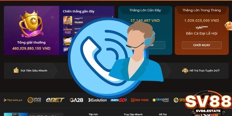 Tầm quan trọng của hotline tại nhà cái SV88